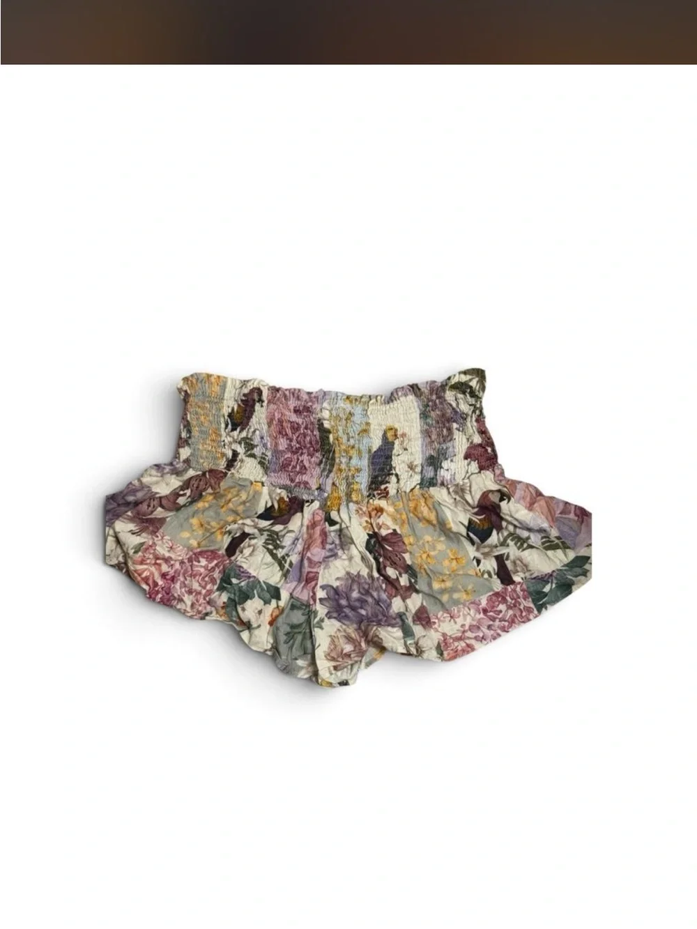 Zara high elastic Waist shorts- Multicolor